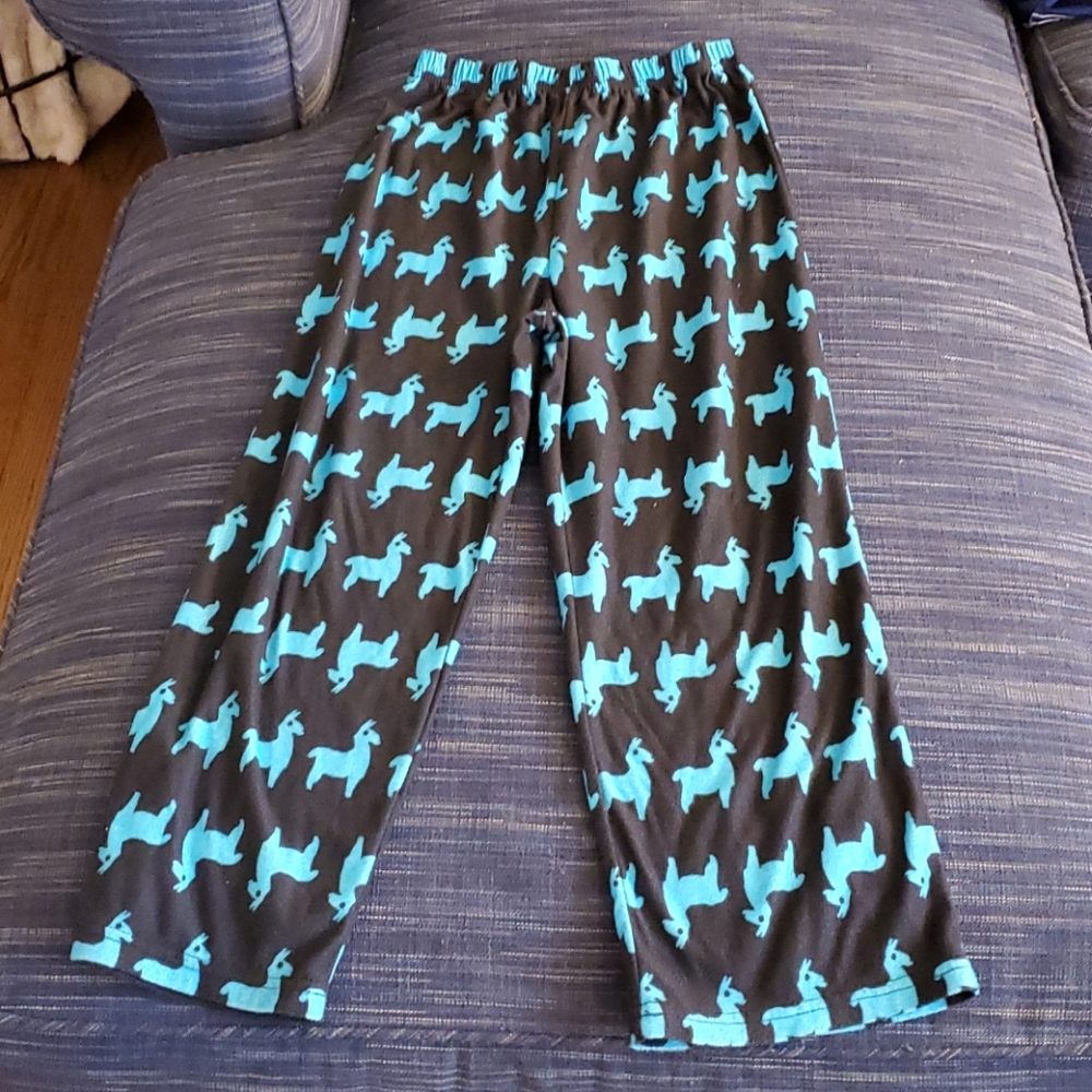 Boy's Llama pajama bottoms